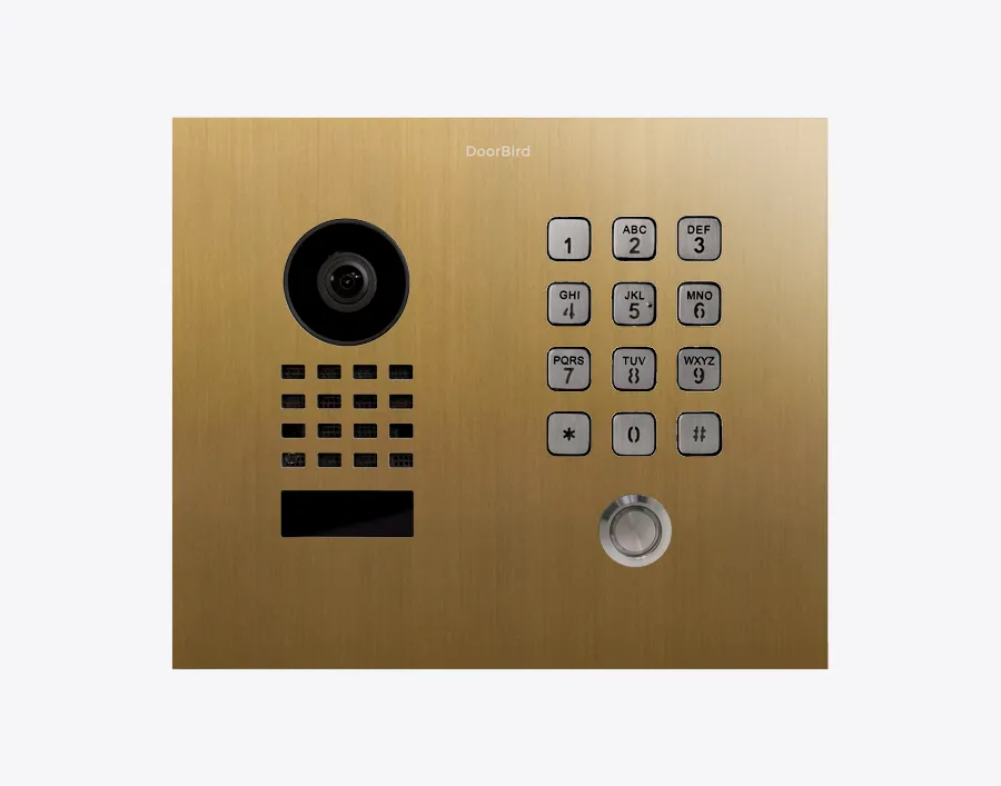 DoorBird IP Intercom Video Door Station D1101KH, Flush Mount with Keypad