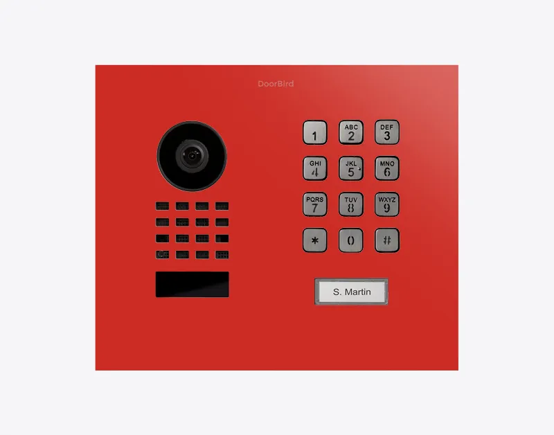 DoorBird IP Intercom Video Door Station D1101KH, Flush Mount with Keypad