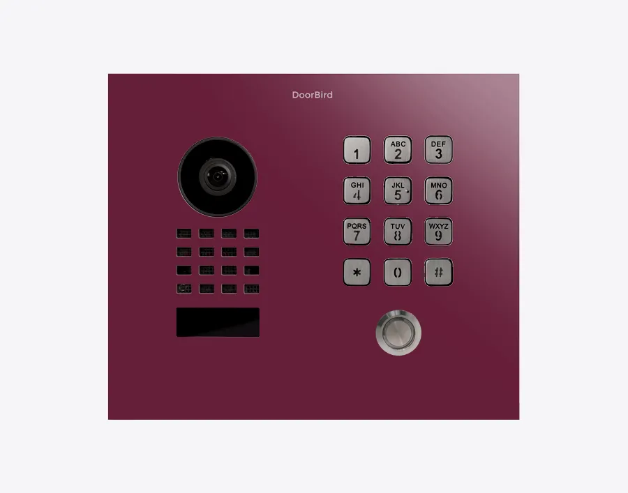 DoorBird IP Intercom Video Door Station D1101KH, Flush Mount with Keypad
