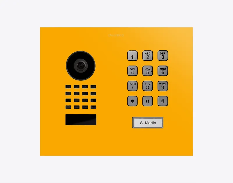 DoorBird IP Intercom Video Door Station D1101KH, Flush Mount with Keypad