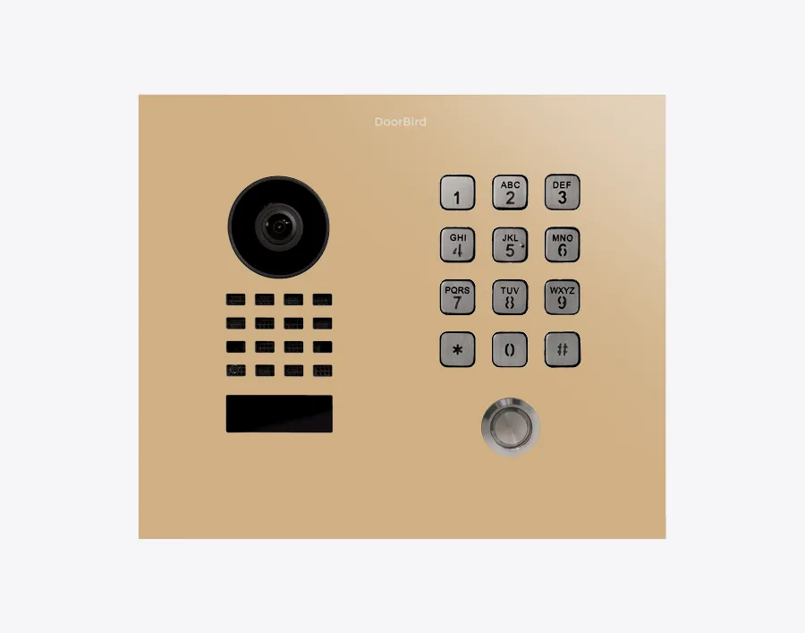DoorBird IP Intercom Video Door Station D1101KH, Flush Mount with Keypad