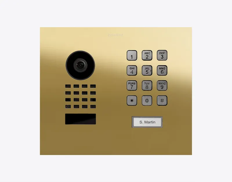 DoorBird IP Intercom Video Door Station D1101KH, Flush Mount with Keypad