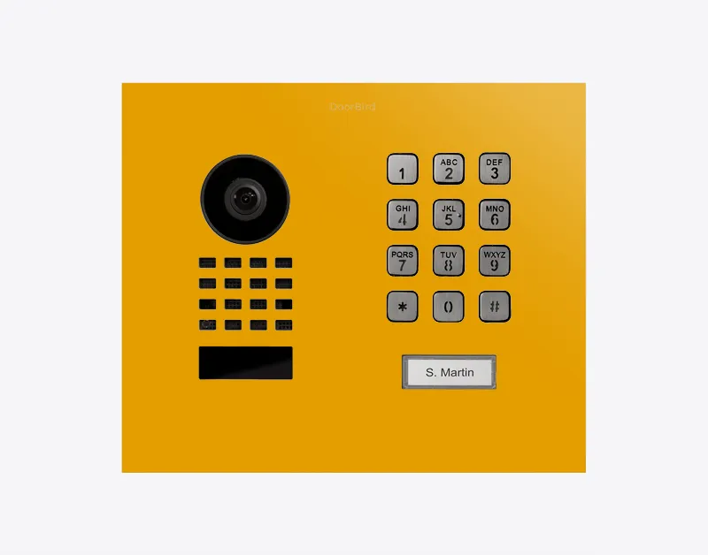DoorBird IP Intercom Video Door Station D1101KH, Flush Mount with Keypad