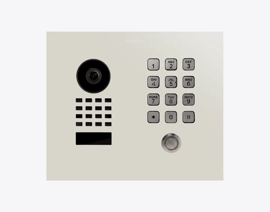 DoorBird IP Intercom Video Door Station D1101KH, Flush Mount with Keypad