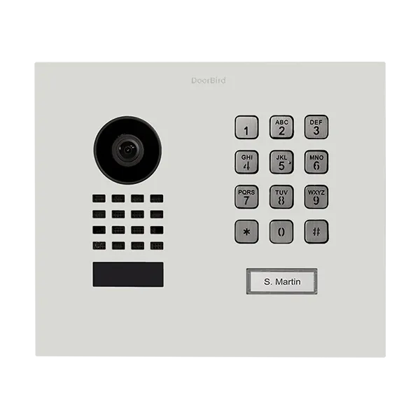 DoorBird IP Intercom Video Door Station D1101KH, Flush Mount with Keypad