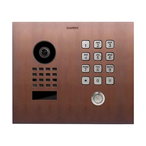 DoorBird IP Intercom Video Door Station D1101KH, Flush Mount with Keypad