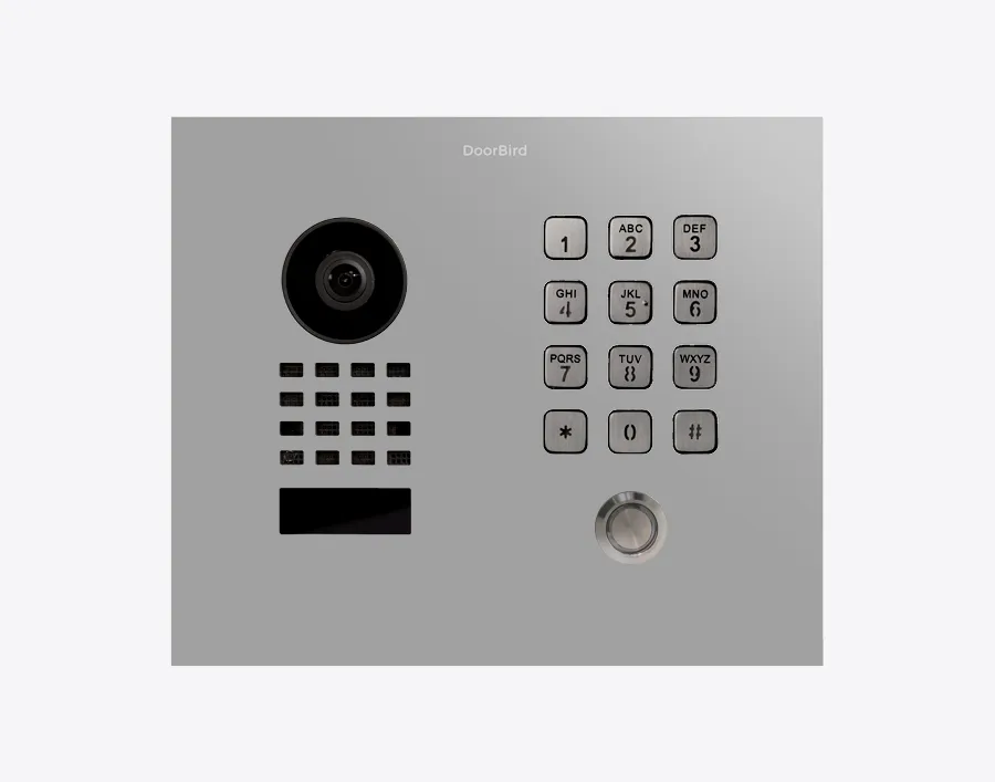 DoorBird IP Intercom Video Door Station D1101KH, Flush Mount with Keypad
