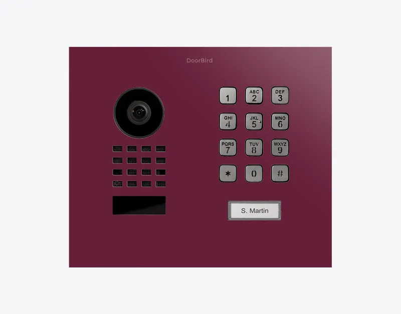 DoorBird IP Intercom Video Door Station D1101KH, Flush Mount with Keypad