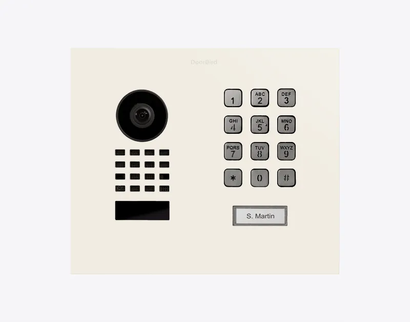 DoorBird IP Intercom Video Door Station D1101KH, Flush Mount with Keypad
