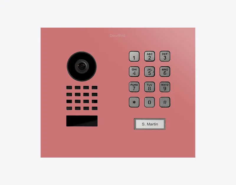 DoorBird IP Intercom Video Door Station D1101KH, Flush Mount with Keypad