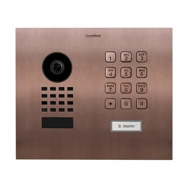 DoorBird IP Intercom Video Door Station D1101KH, Flush Mount with Keypad