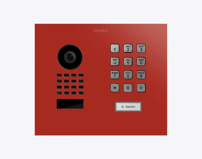 DoorBird IP Intercom Video Door Station D1101KH, Flush Mount with Keypad