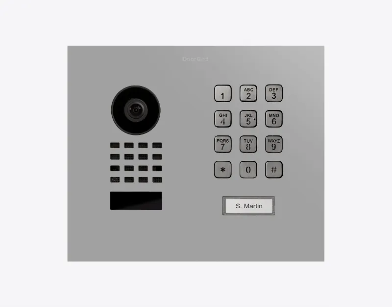 DoorBird IP Intercom Video Door Station D1101KH, Flush Mount with Keypad