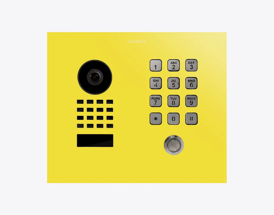 DoorBird IP Intercom Video Door Station D1101KH, Flush Mount with Keypad