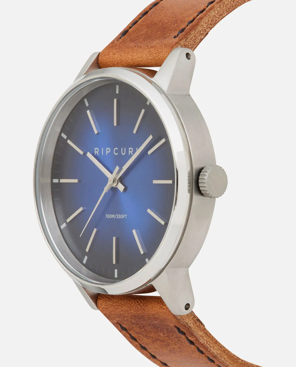 Drake Leather Watch - Deep Blue
