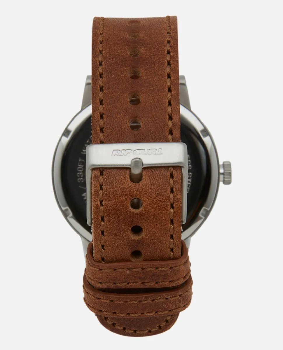 Drake Leather Watch - Deep Blue