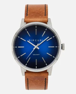 Drake Leather Watch - Deep Blue