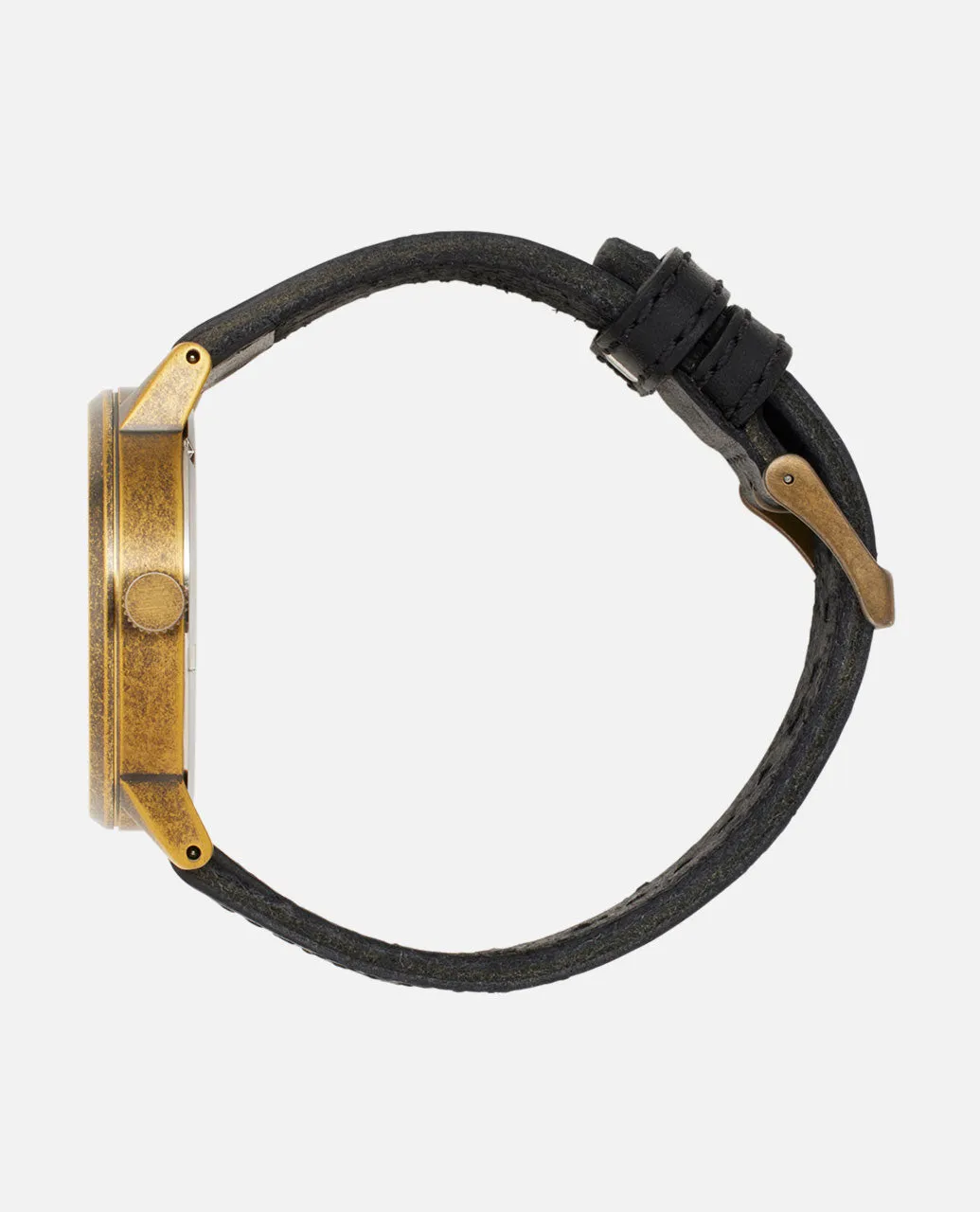 Drake Leather Watch - Midnight Bronze