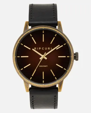 Drake Leather Watch - Midnight Bronze