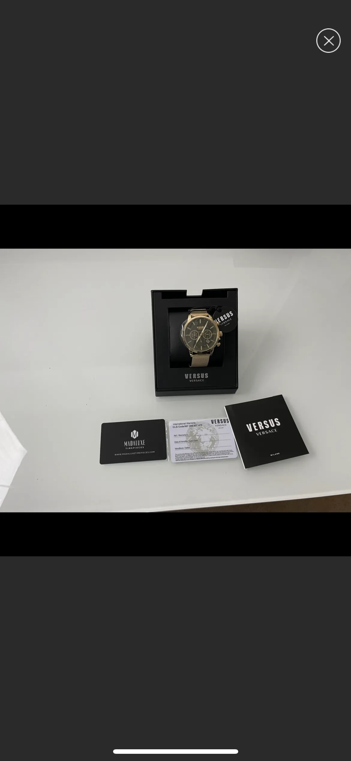 Eugene Chronograph Mesh Band Watch, VERSUS