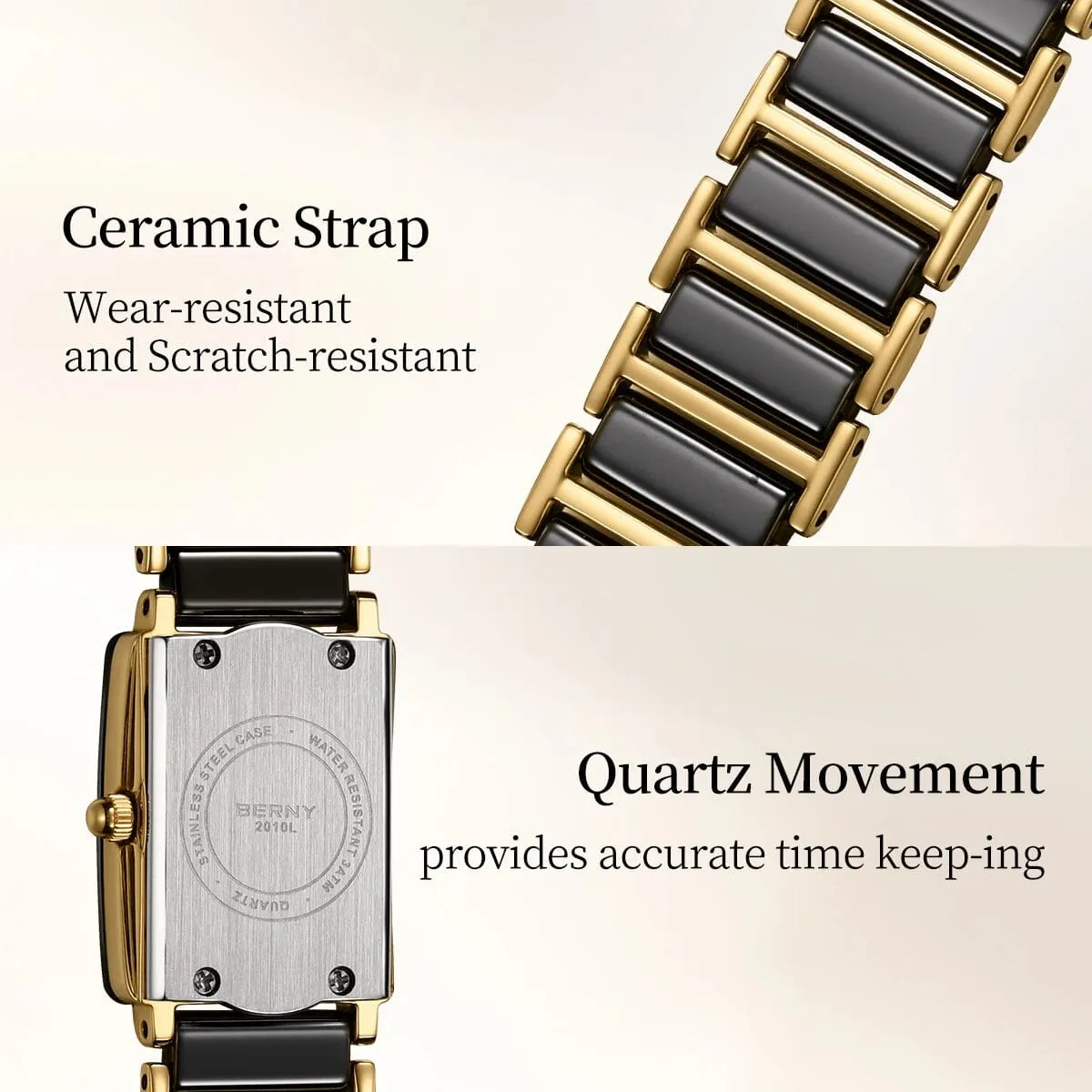 Experience Timeless Elegance with the Rectangular Quartz Watch