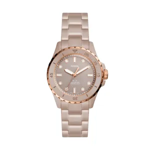 FB-01 Three-Hand Salted Caramel Ceramic Watch