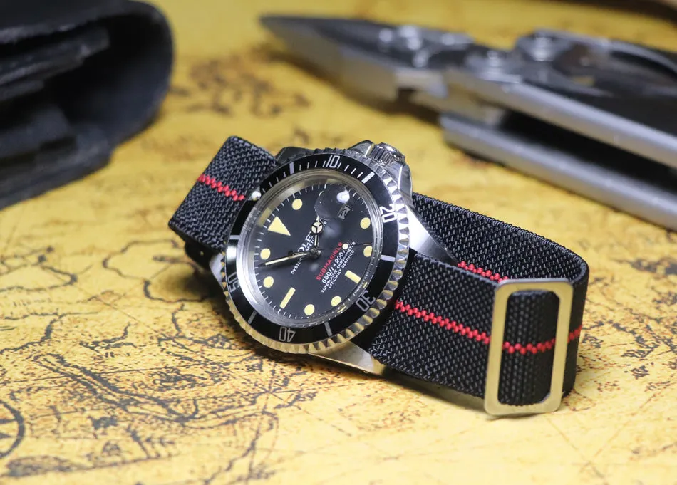 French Air Paratrooper Strap Elastic Nylon Nato Strap GT2 Mountaineering Canvas 20mm 21mm 22mm