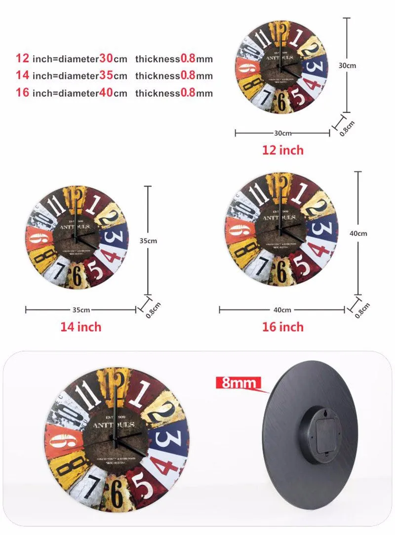 Frozen large decorative wall clocks modern design silent Living Room Wall Clock wall watches home decor orologio parete