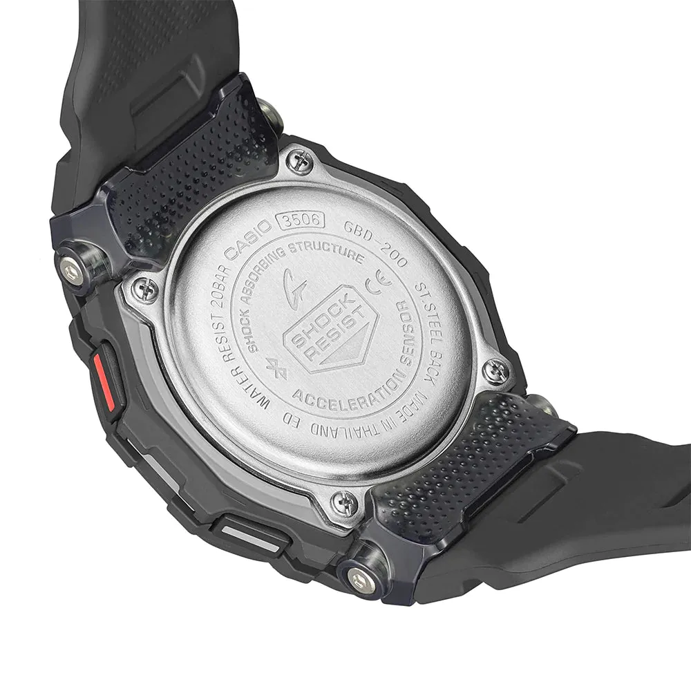 G-Shock Digital Bluetooth Fitness Watch G Squad Series GBD200-1D / GBD-200-1D