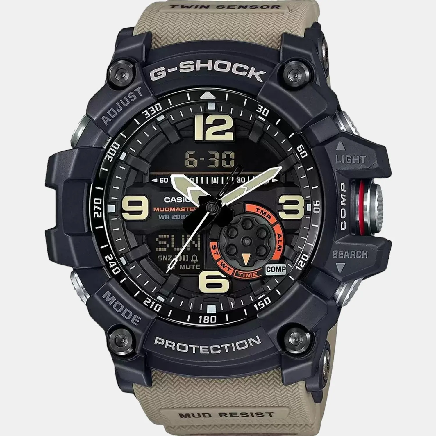 G-Shock Men's Black Dial Analog-Digital Resin Watch G661 - GG-1000-1A5DR