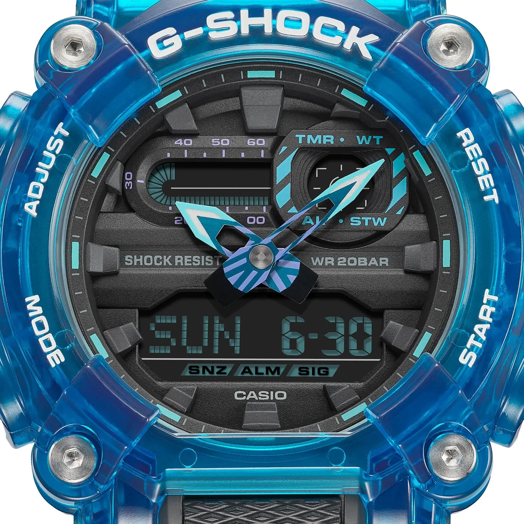G-Shock Sound Waves Series Digital & Analogue Watch GA900SKL-2A / GA-900SKL-2A