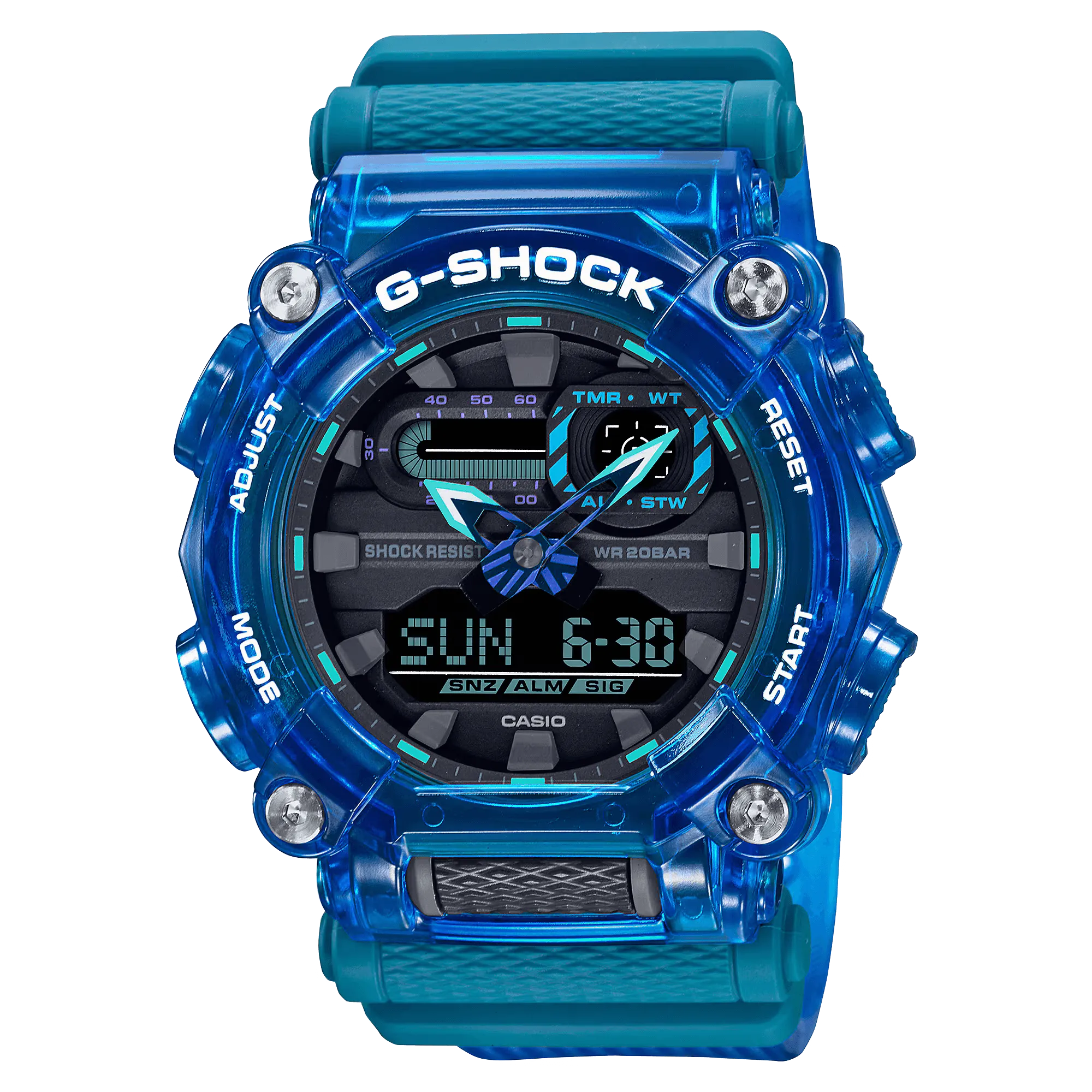 G-Shock Sound Waves Series Digital & Analogue Watch GA900SKL-2A / GA-900SKL-2A