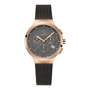 Glock Precision Black & Rose Chronograph GW-17-2-18
