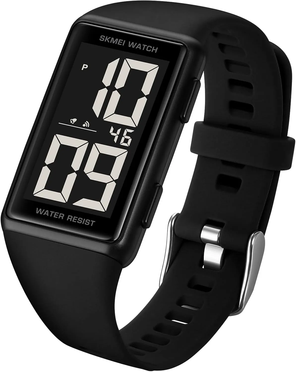 Gosasa Square Men's and Women's Leisure Sports Digital Watch Multifunctional Sports Watch Digital Dial Waterproof LED Watch Fashion Minimalist Design