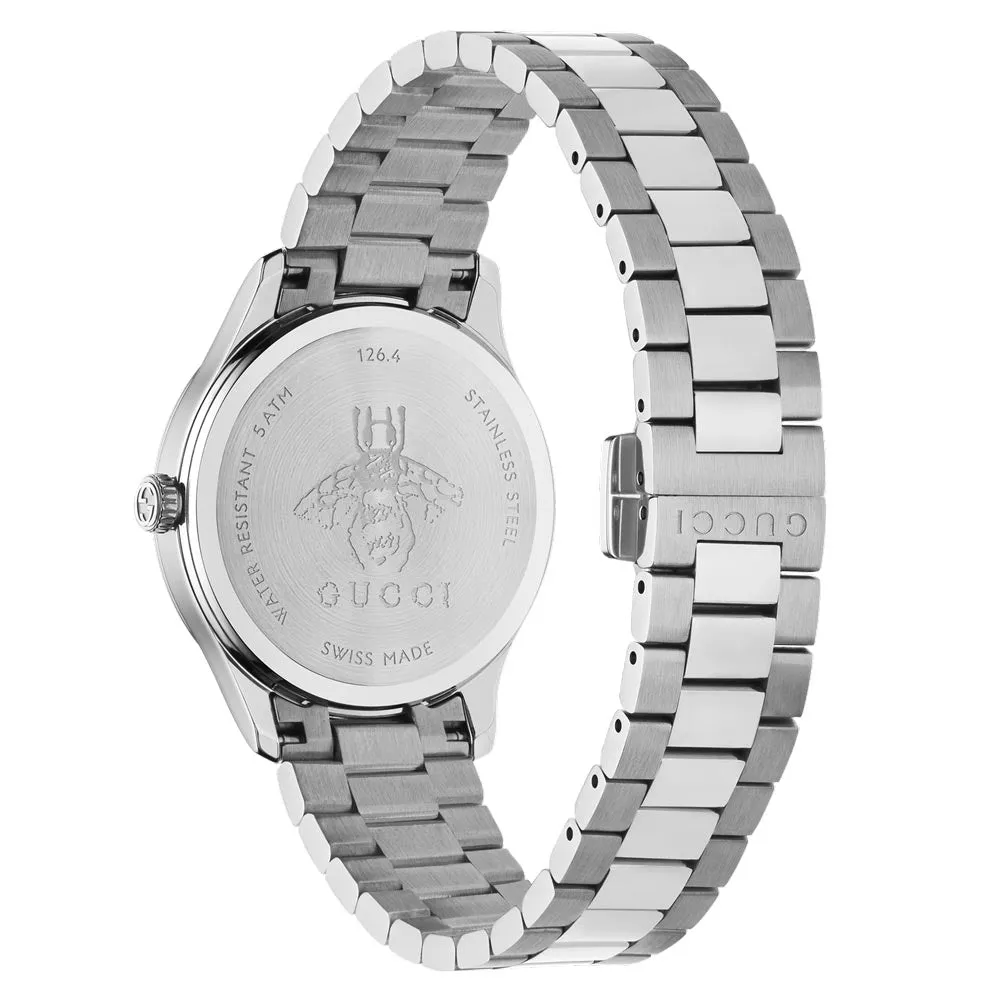 Gucci G-Timeless 32mm Pink Dial with Bees Stainless Steel Ladies Watch YA1265033