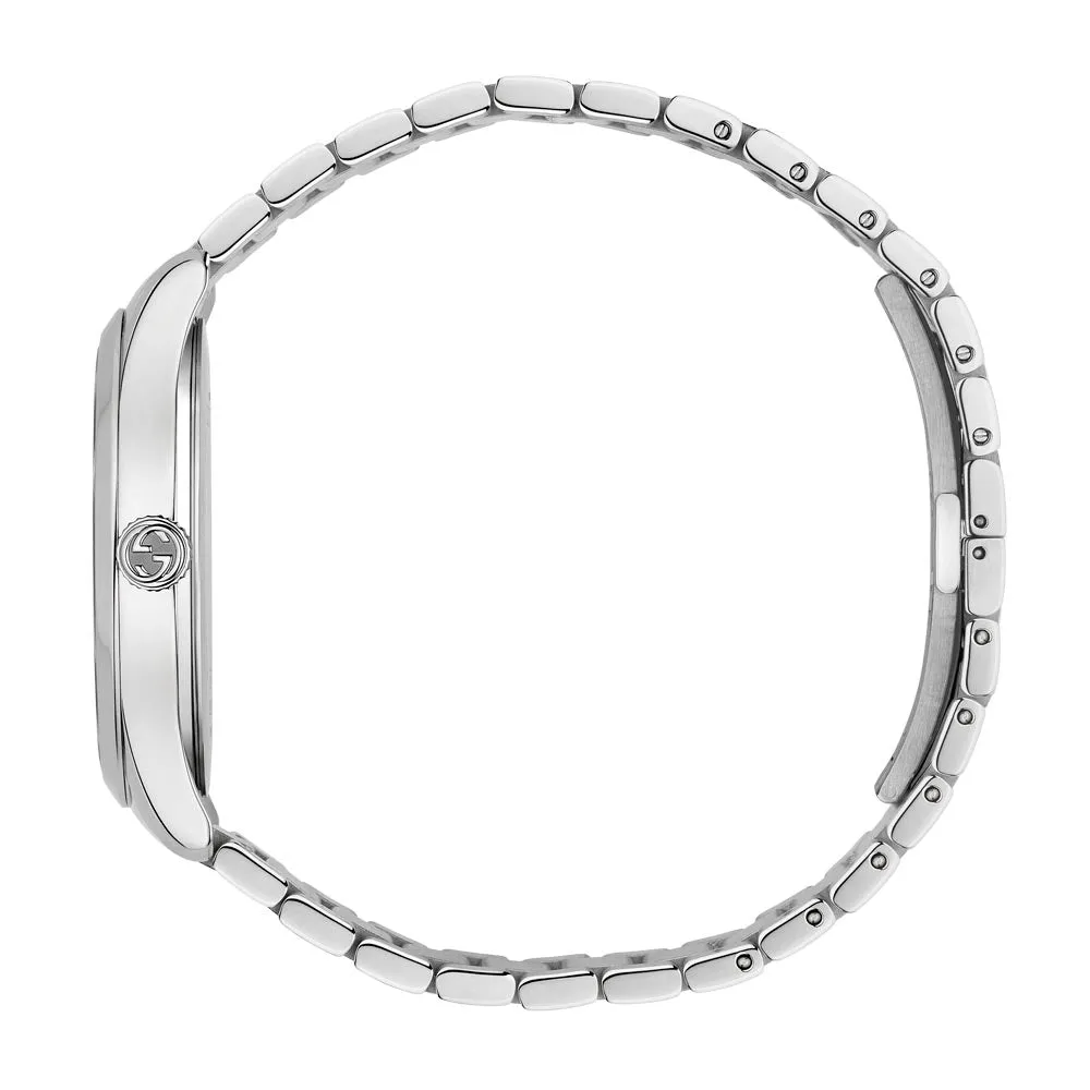 Gucci G-Timeless 38mm Silver Bee Motif Dial Ladies Quartz Watch YA1264126