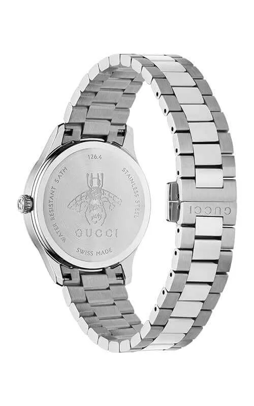 GUCCI G-Timeless Pink Laquered Multi-Bee Watch YA1265033