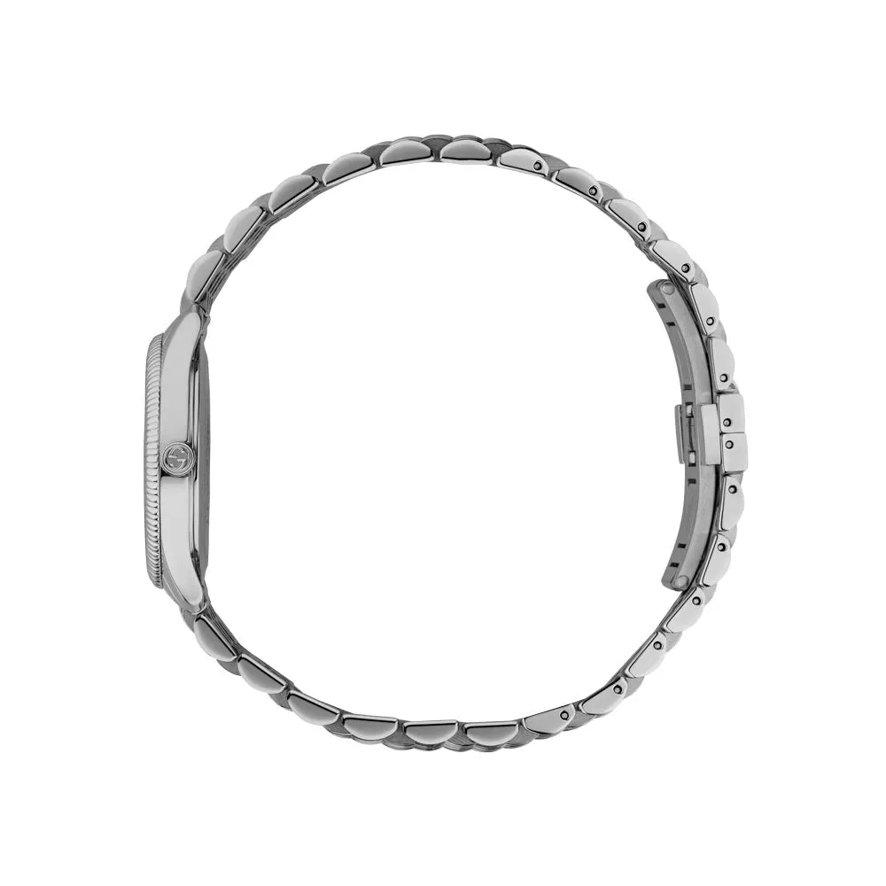 Gucci Ladies G-Timeless 29mm Bee Motif Silver Stainless Steel Watch YA1265019