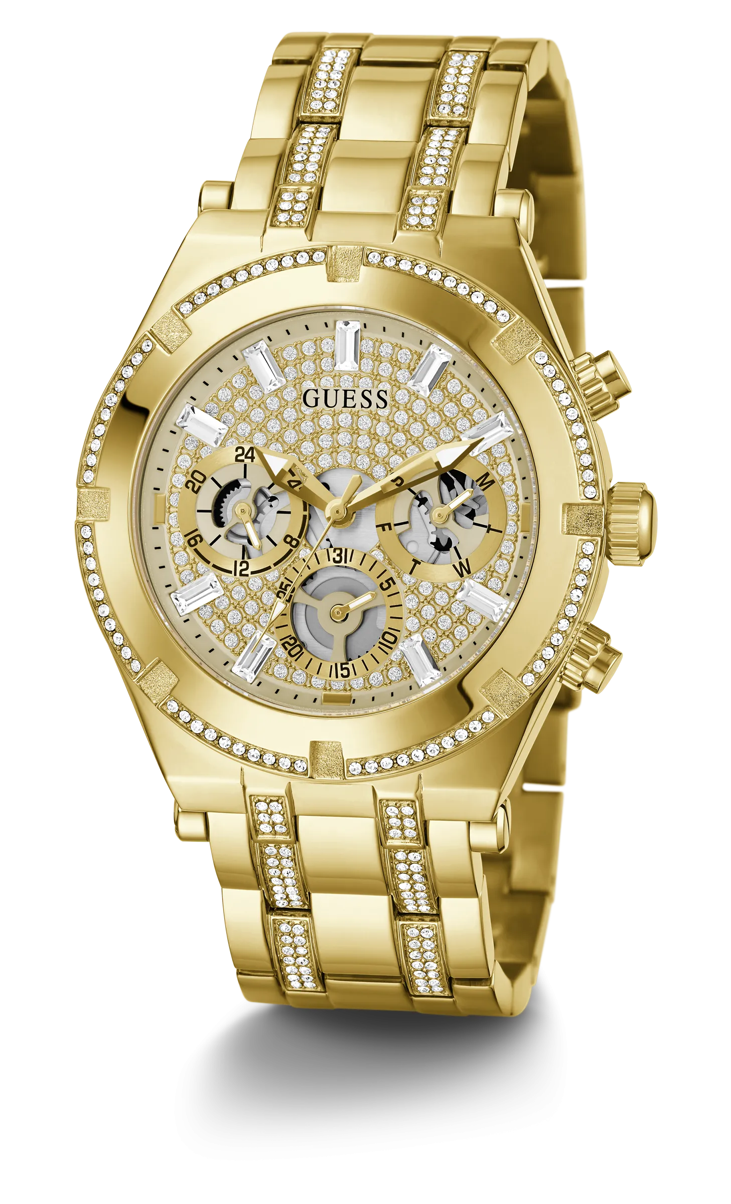 Guess Analog Beige Dial Men's Watch - GW0261G2