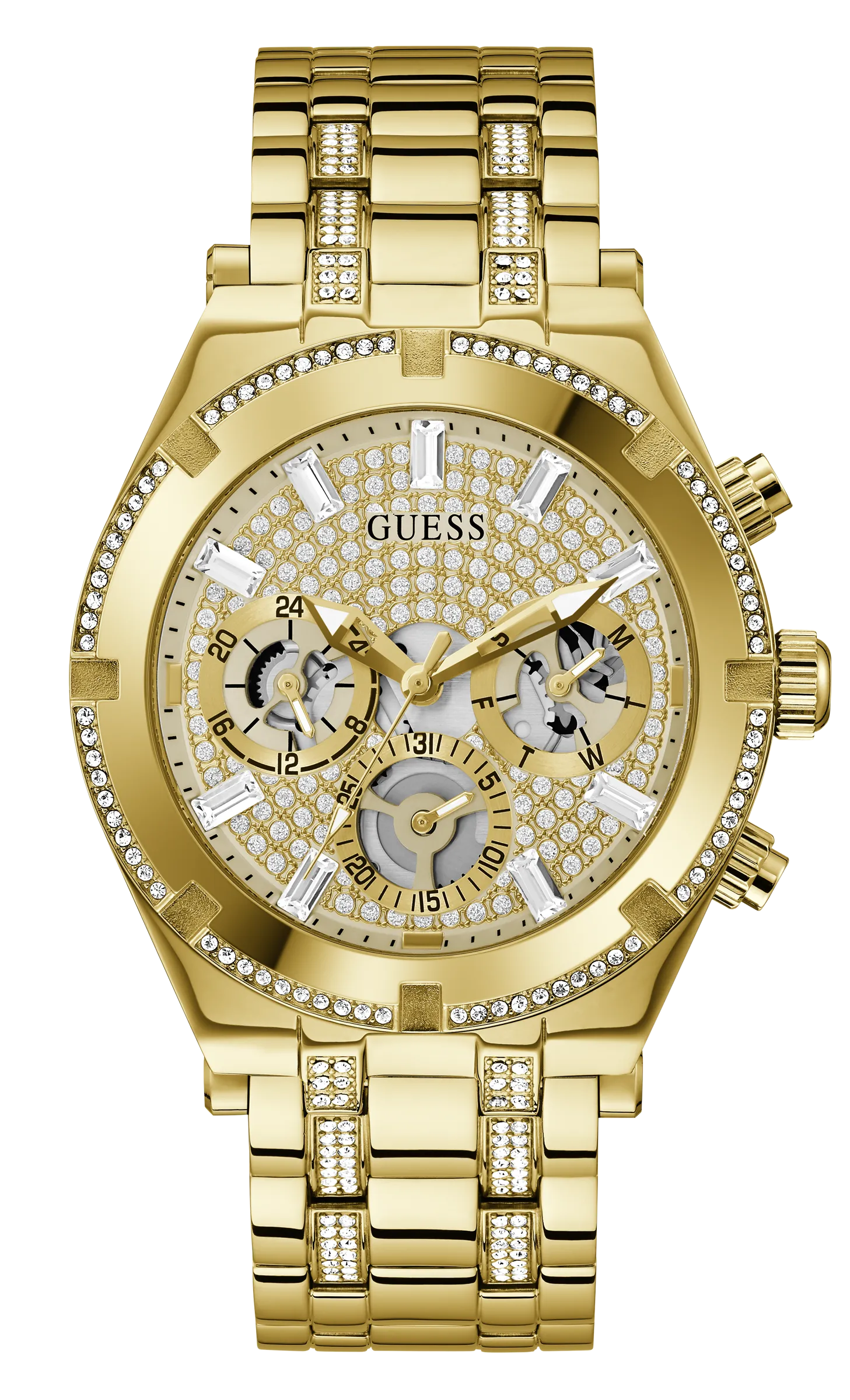 Guess Analog Beige Dial Men's Watch - GW0261G2
