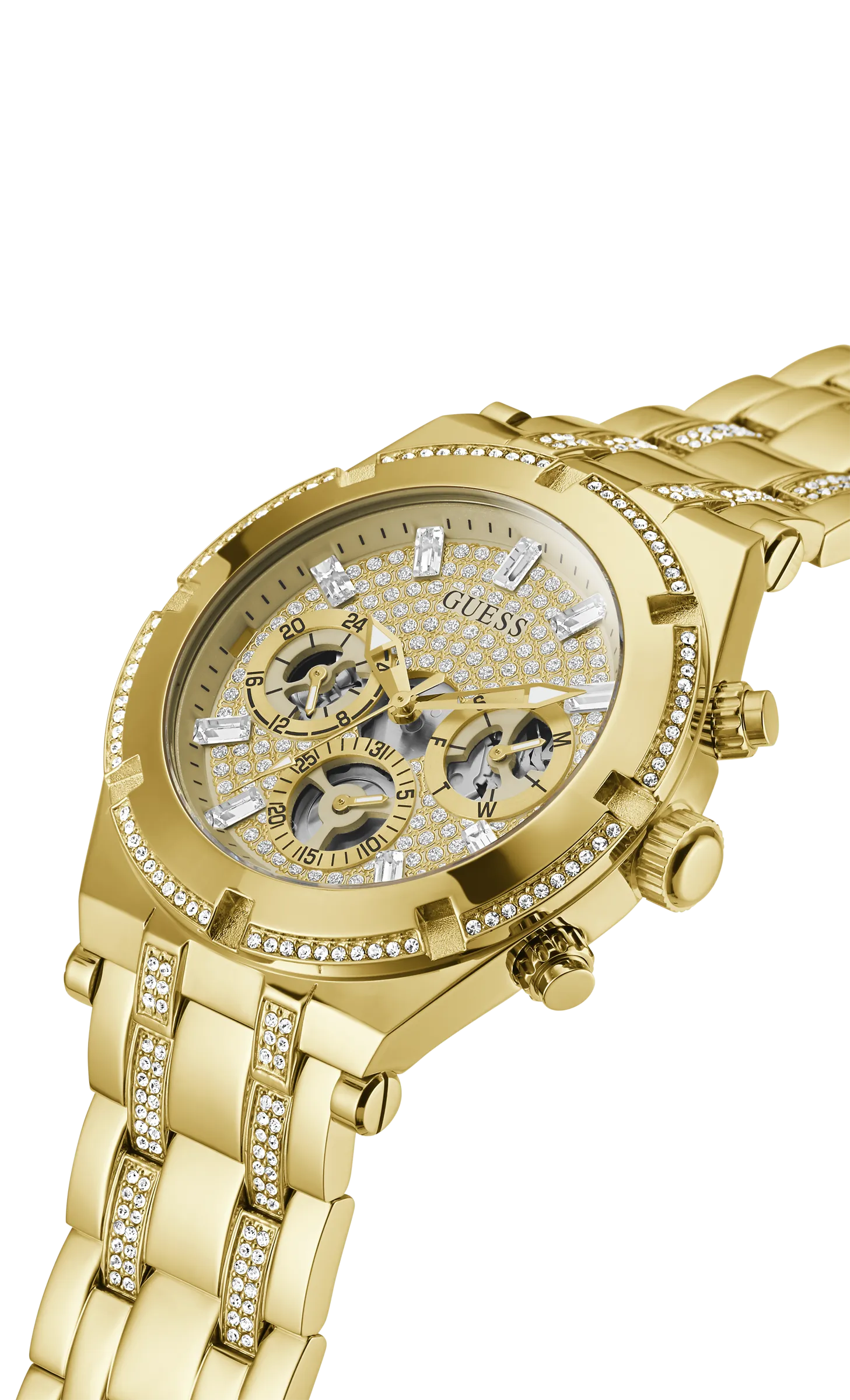 Guess Analog Beige Dial Men's Watch - GW0261G2