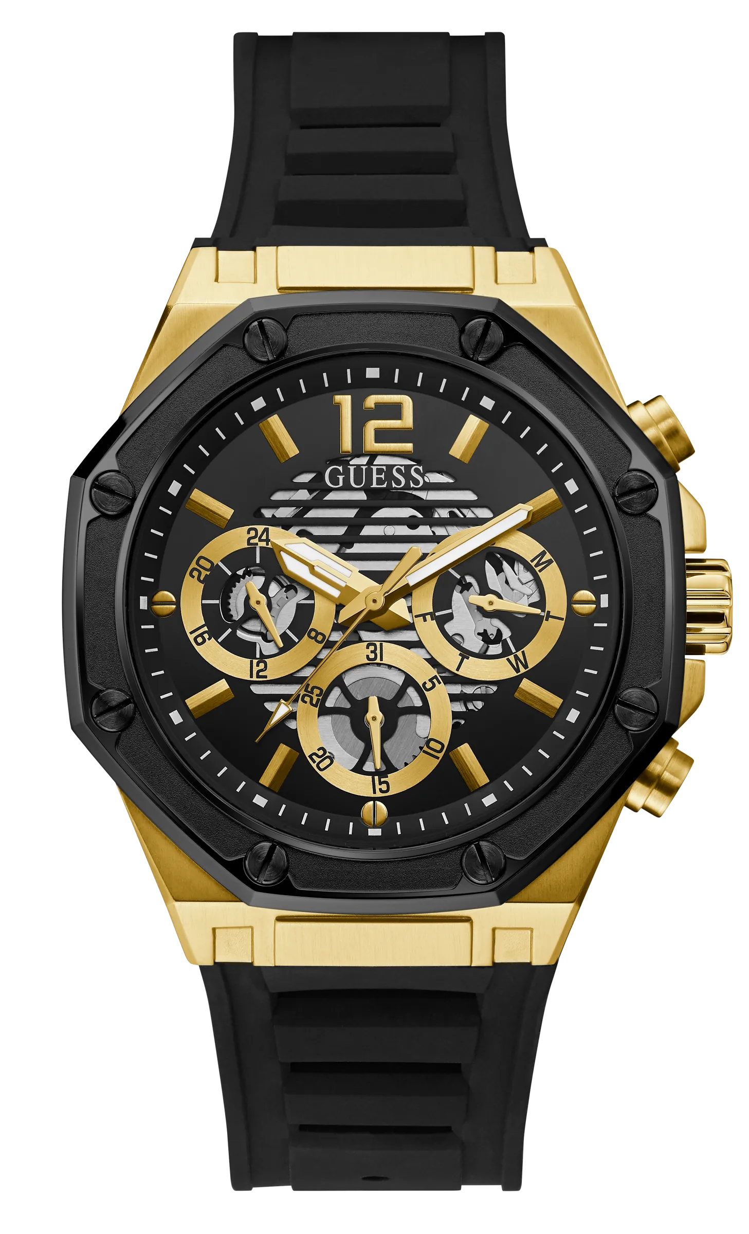 Guess Analog Black Dial Men's Watch - GW0263G1