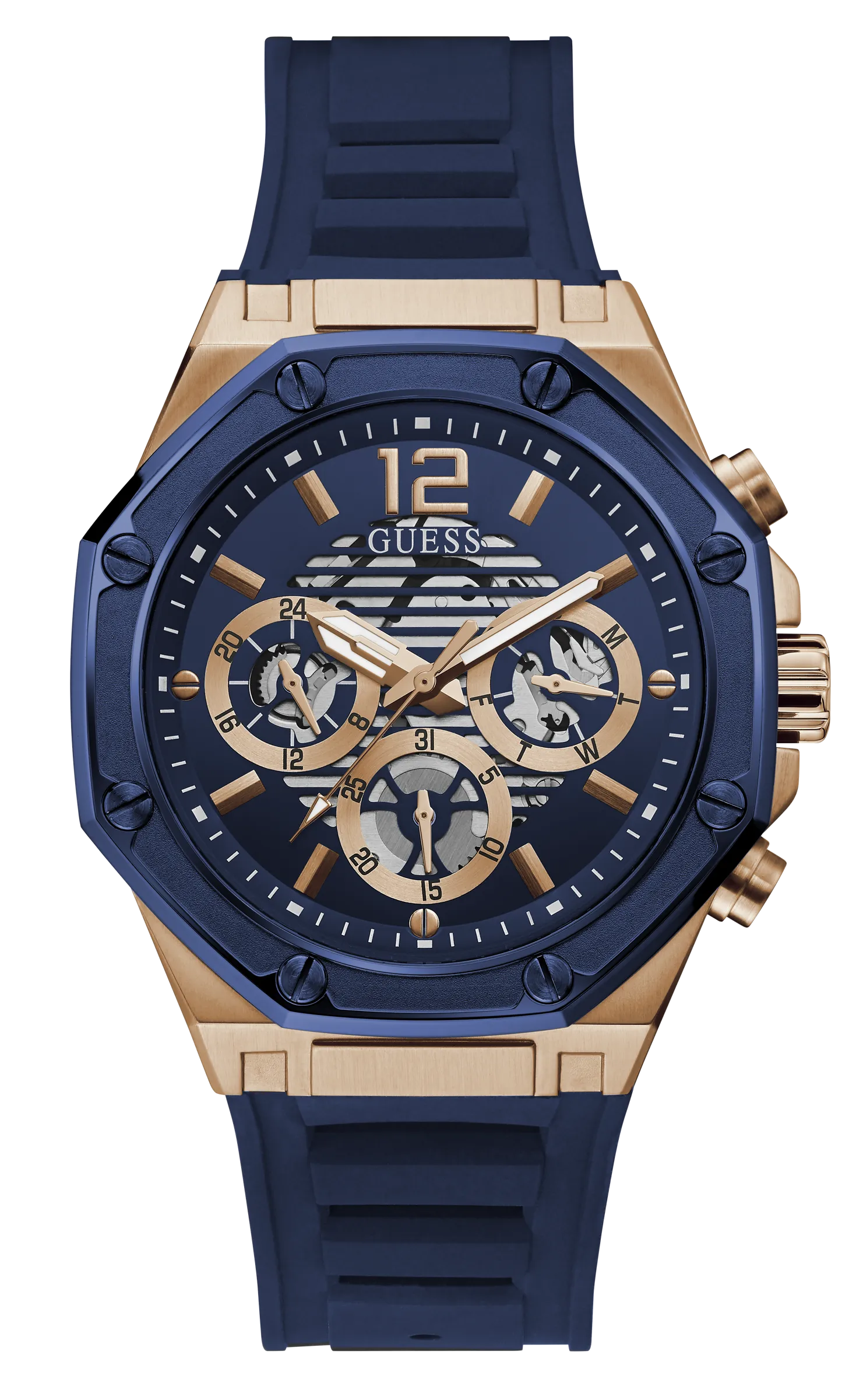 Guess Analog Blue Dial Men's Watch - GW0263G2