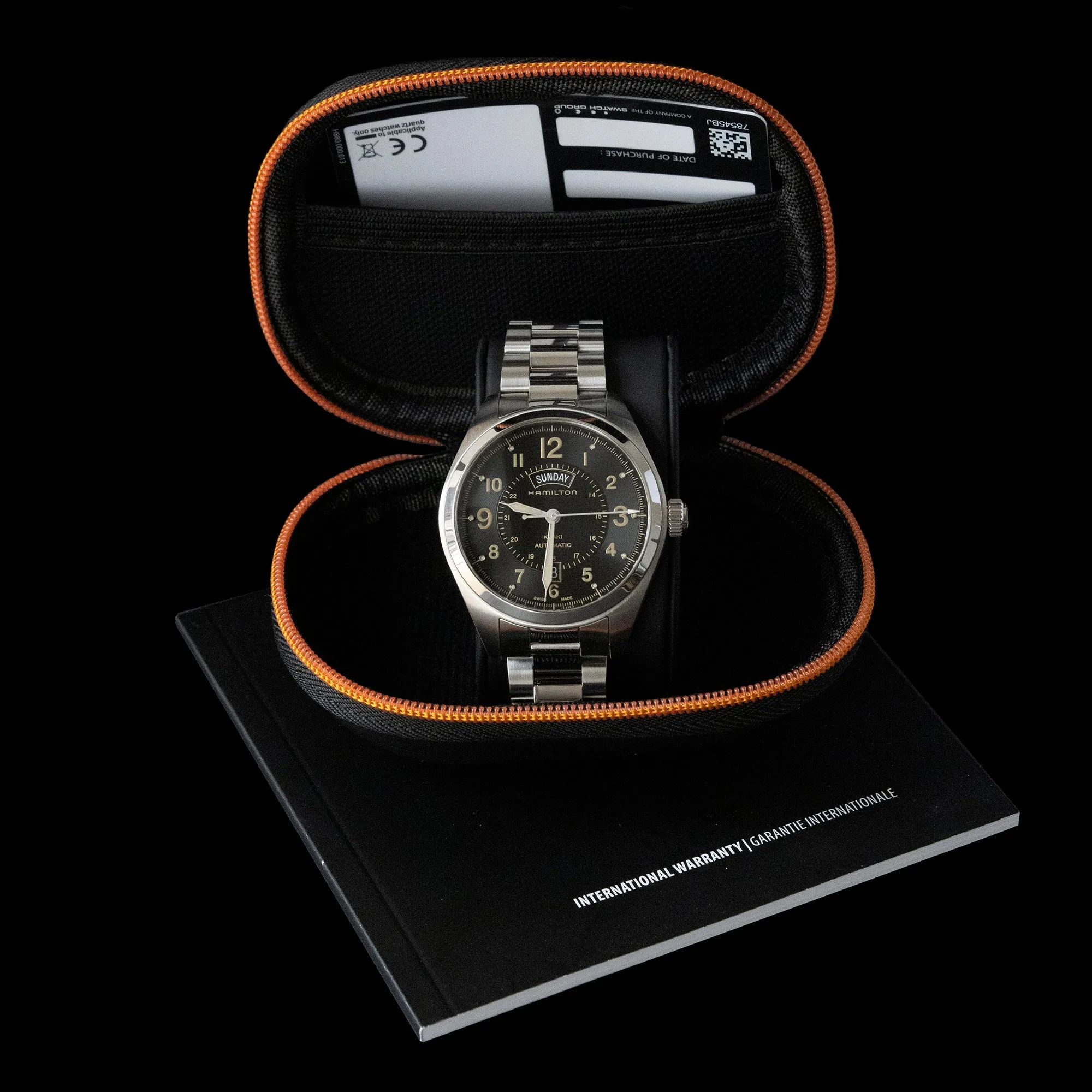 Hamilton - Khaki Field Day-Date