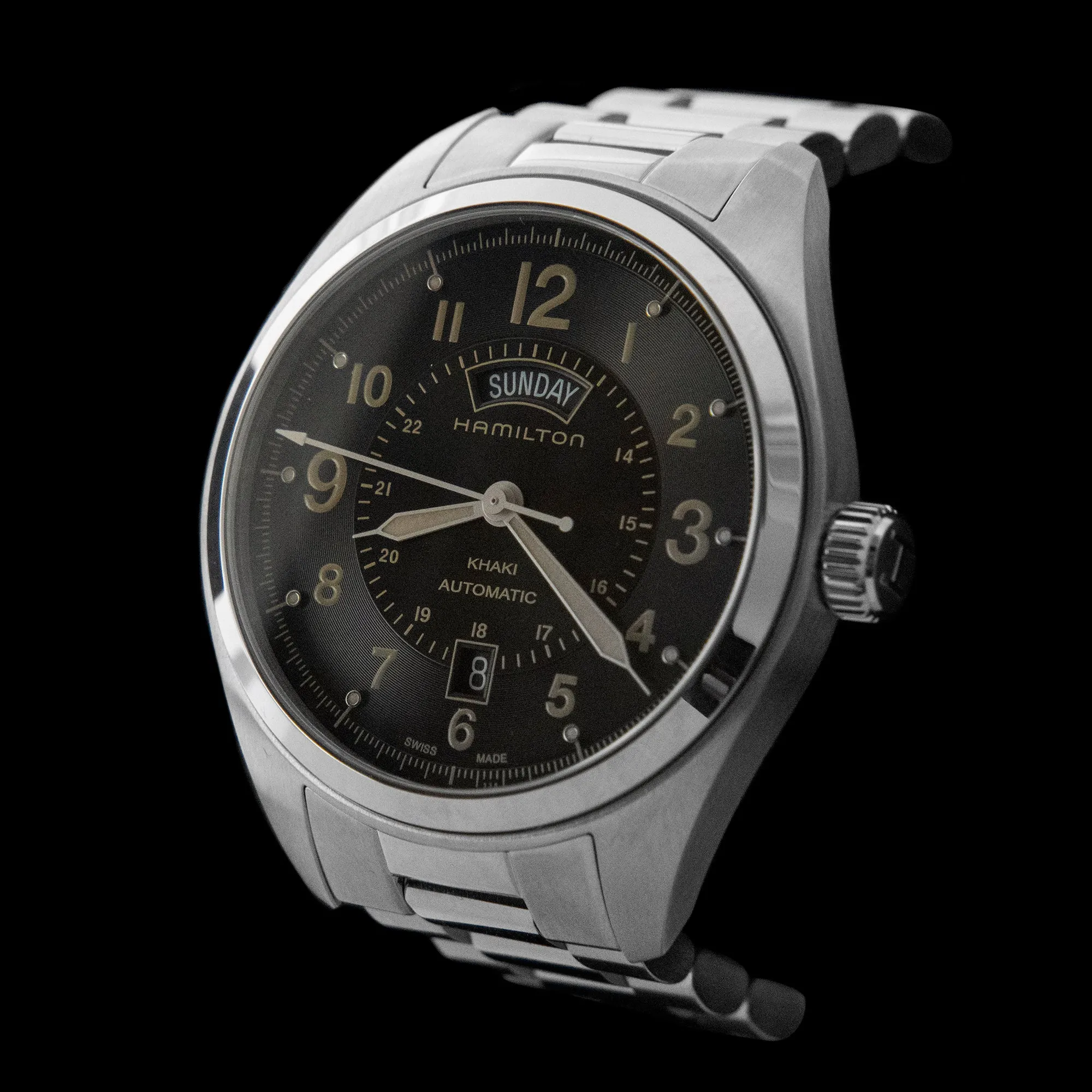 Hamilton - Khaki Field Day-Date