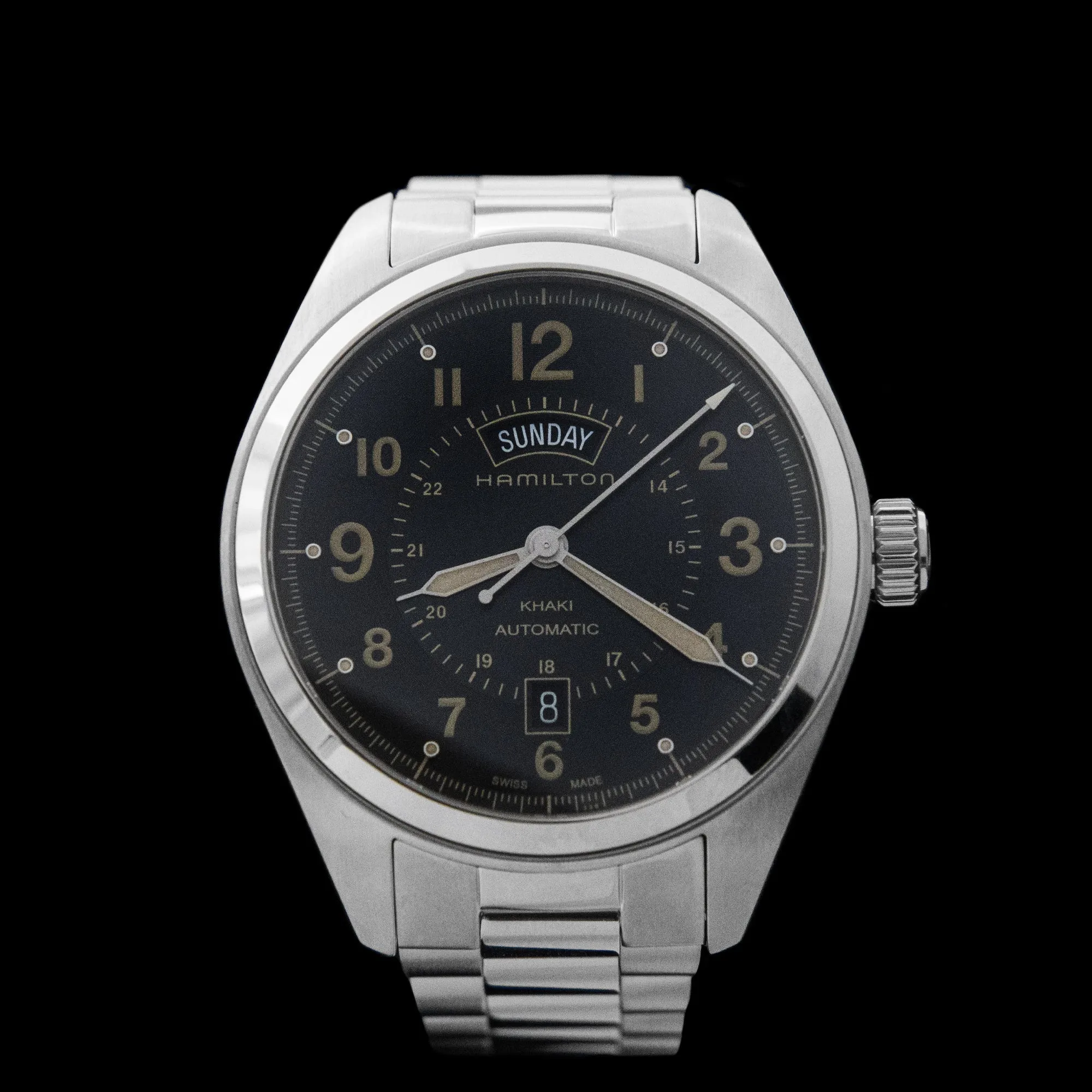 Hamilton - Khaki Field Day-Date
