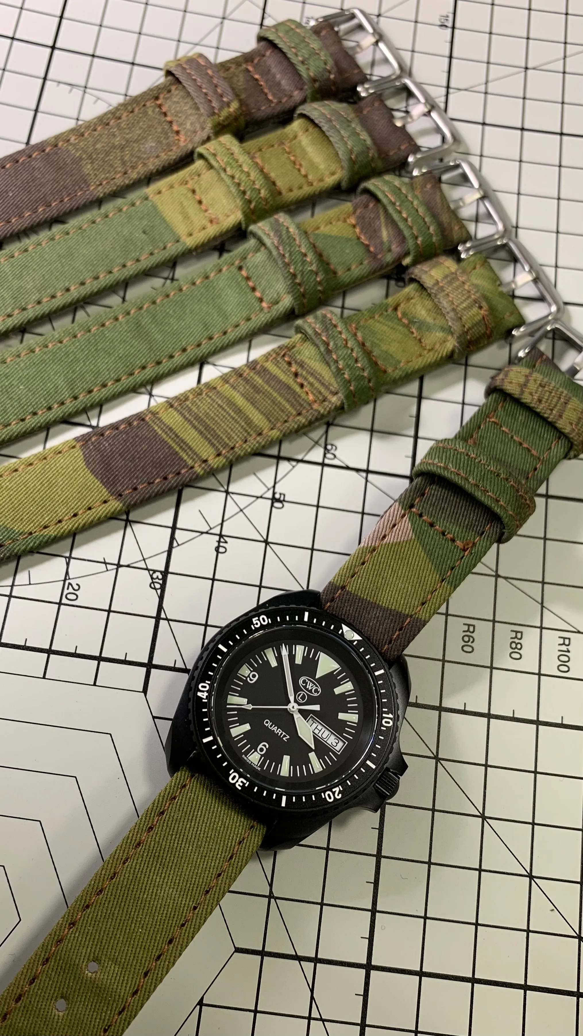 HAND-MADE CAMMO WATCH STRAP