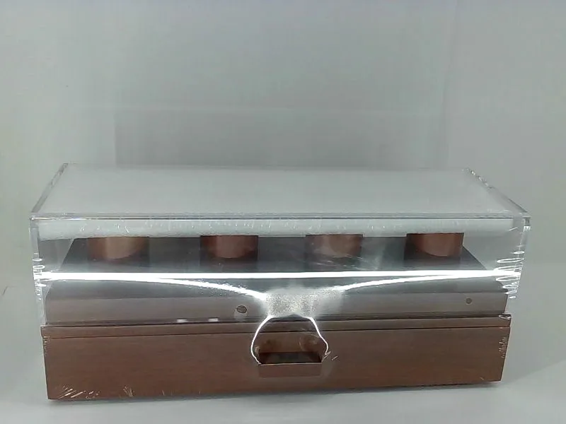 Holme & Hadfield Display Case 4 Watches Color Brown