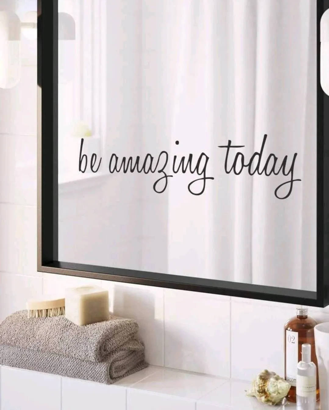 Home Decor - Wall Decal - be amazing today
