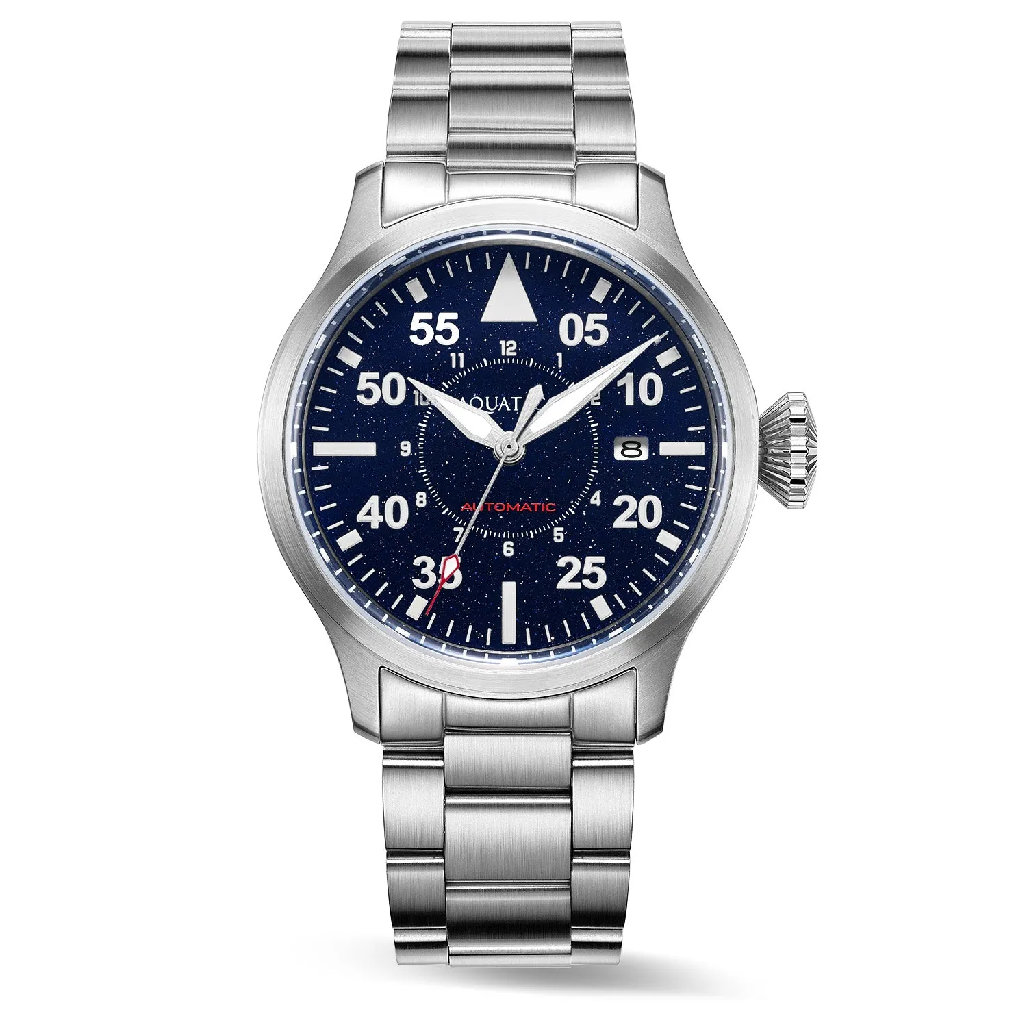 Horizon Hawk Aventurine Dial Automatic Pilot Watch